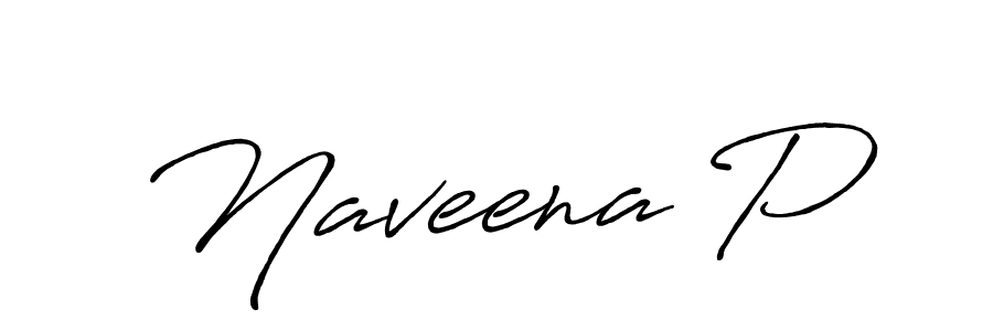 How to make Naveena P signature? Antro_Vectra_Bolder is a professional autograph style. Create handwritten signature for Naveena P name. Naveena P signature style 7 images and pictures png
