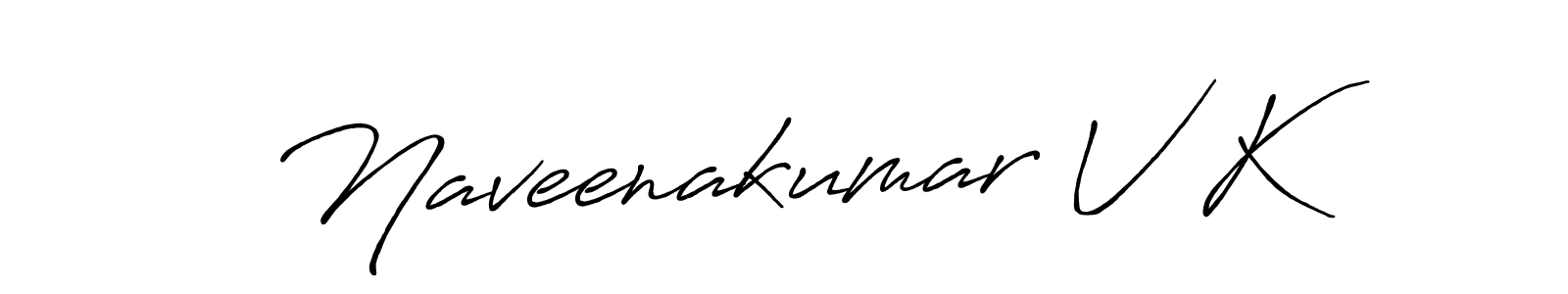 Make a beautiful signature design for name Naveenakumar V K. Use this online signature maker to create a handwritten signature for free. Naveenakumar V K signature style 7 images and pictures png