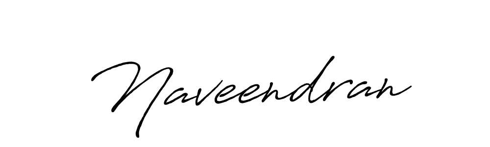 Make a beautiful signature design for name Naveendran. With this signature (Antro_Vectra_Bolder) style, you can create a handwritten signature for free. Naveendran signature style 7 images and pictures png