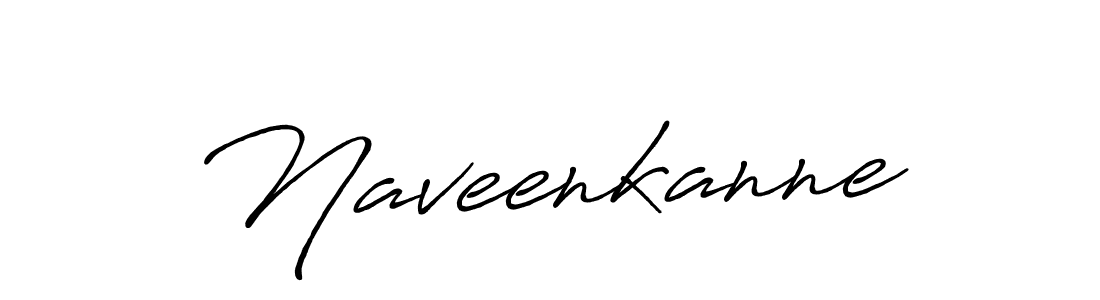 How to make Naveenkanne name signature. Use Antro_Vectra_Bolder style for creating short signs online. This is the latest handwritten sign. Naveenkanne signature style 7 images and pictures png