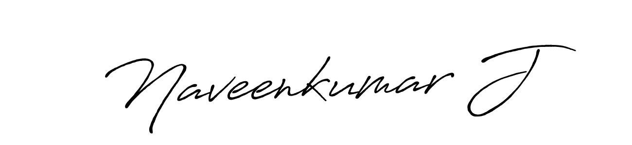 Naveenkumar J stylish signature style. Best Handwritten Sign (Antro_Vectra_Bolder) for my name. Handwritten Signature Collection Ideas for my name Naveenkumar J. Naveenkumar J signature style 7 images and pictures png
