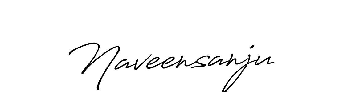 Create a beautiful signature design for name Naveensanju. With this signature (Antro_Vectra_Bolder) fonts, you can make a handwritten signature for free. Naveensanju signature style 7 images and pictures png