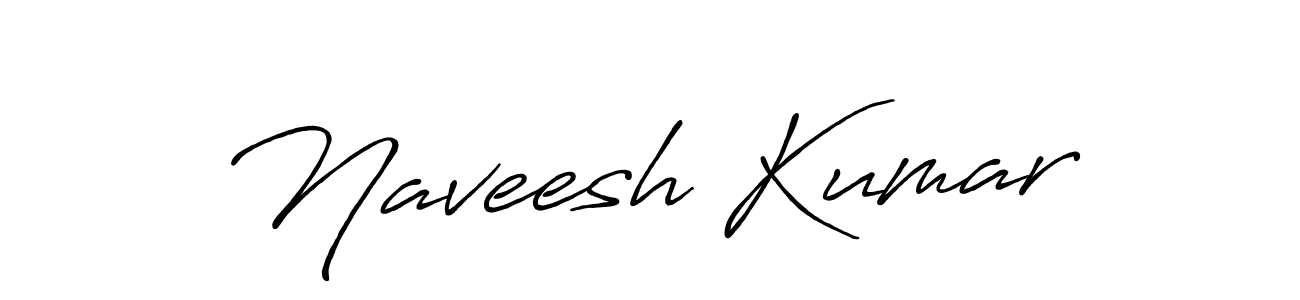 Naveesh Kumar stylish signature style. Best Handwritten Sign (Antro_Vectra_Bolder) for my name. Handwritten Signature Collection Ideas for my name Naveesh Kumar. Naveesh Kumar signature style 7 images and pictures png