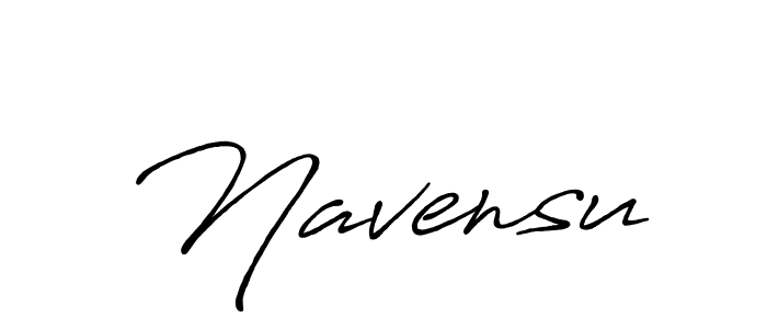 How to make Navensu name signature. Use Antro_Vectra_Bolder style for creating short signs online. This is the latest handwritten sign. Navensu signature style 7 images and pictures png