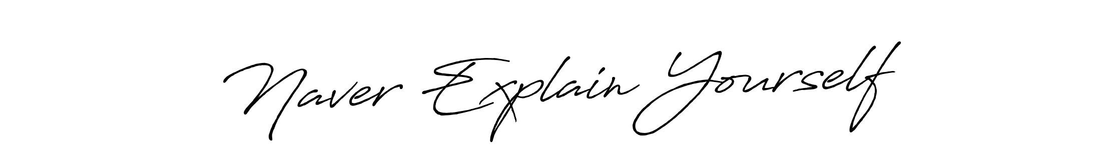 How to make Naver Explain Yourself signature? Antro_Vectra_Bolder is a professional autograph style. Create handwritten signature for Naver Explain Yourself name. Naver Explain Yourself signature style 7 images and pictures png