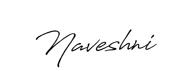 Naveshni stylish signature style. Best Handwritten Sign (Antro_Vectra_Bolder) for my name. Handwritten Signature Collection Ideas for my name Naveshni. Naveshni signature style 7 images and pictures png