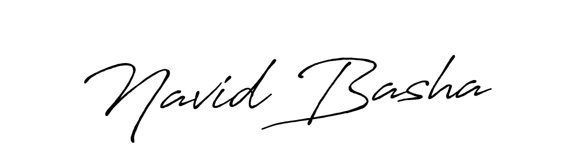Also You can easily find your signature by using the search form. We will create Navid Basha name handwritten signature images for you free of cost using Antro_Vectra_Bolder sign style. Navid Basha signature style 7 images and pictures png