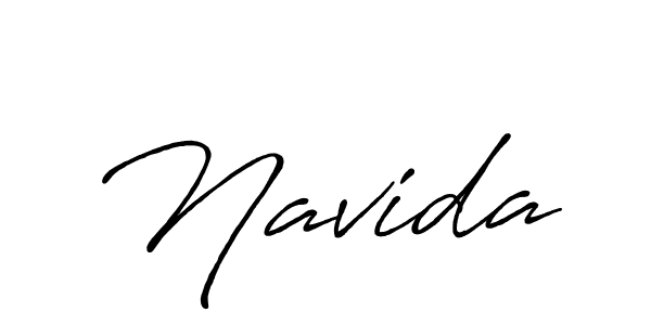 How to make Navida name signature. Use Antro_Vectra_Bolder style for creating short signs online. This is the latest handwritten sign. Navida signature style 7 images and pictures png