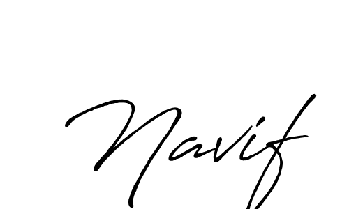 Make a beautiful signature design for name Navif. With this signature (Antro_Vectra_Bolder) style, you can create a handwritten signature for free. Navif signature style 7 images and pictures png