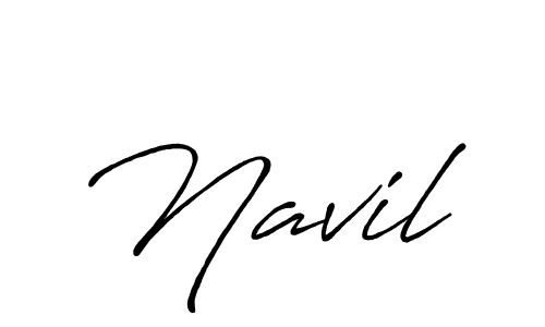 The best way (Antro_Vectra_Bolder) to make a short signature is to pick only two or three words in your name. The name Navil include a total of six letters. For converting this name. Navil signature style 7 images and pictures png