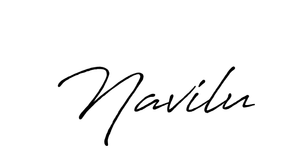 Use a signature maker to create a handwritten signature online. With this signature software, you can design (Antro_Vectra_Bolder) your own signature for name Navilu. Navilu signature style 7 images and pictures png