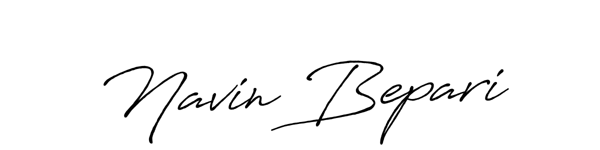 Also You can easily find your signature by using the search form. We will create Navin Bepari name handwritten signature images for you free of cost using Antro_Vectra_Bolder sign style. Navin Bepari signature style 7 images and pictures png
