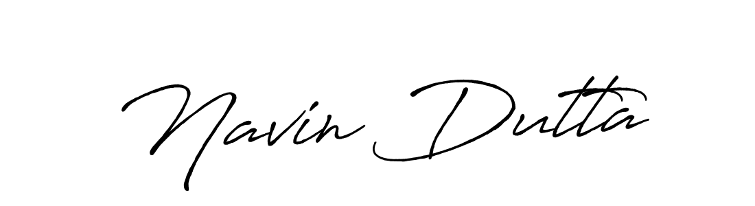 Also You can easily find your signature by using the search form. We will create Navin Dutta name handwritten signature images for you free of cost using Antro_Vectra_Bolder sign style. Navin Dutta signature style 7 images and pictures png