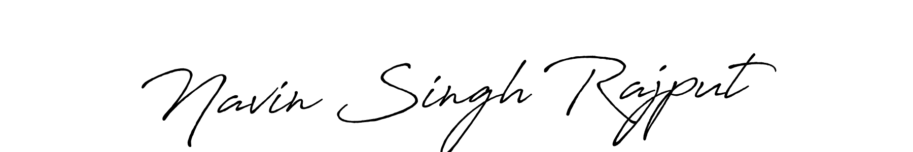 Design your own signature with our free online signature maker. With this signature software, you can create a handwritten (Antro_Vectra_Bolder) signature for name Navin Singh Rajput. Navin Singh Rajput signature style 7 images and pictures png