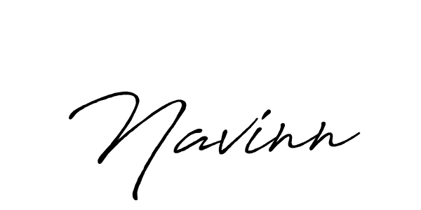The best way (Antro_Vectra_Bolder) to make a short signature is to pick only two or three words in your name. The name Navinn include a total of six letters. For converting this name. Navinn signature style 7 images and pictures png