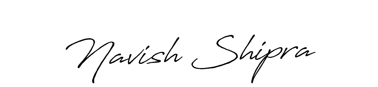 How to make Navish Shipra signature? Antro_Vectra_Bolder is a professional autograph style. Create handwritten signature for Navish Shipra name. Navish Shipra signature style 7 images and pictures png