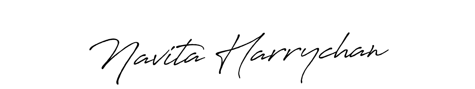 How to make Navita Harrychan signature? Antro_Vectra_Bolder is a professional autograph style. Create handwritten signature for Navita Harrychan name. Navita Harrychan signature style 7 images and pictures png