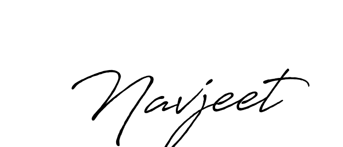 How to make Navjeet name signature. Use Antro_Vectra_Bolder style for creating short signs online. This is the latest handwritten sign. Navjeet signature style 7 images and pictures png