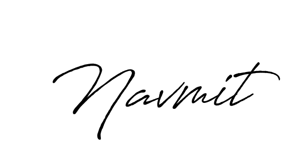 Make a beautiful signature design for name Navmit. With this signature (Antro_Vectra_Bolder) style, you can create a handwritten signature for free. Navmit signature style 7 images and pictures png