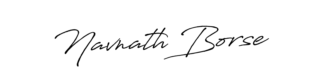 Also we have Navnath Borse name is the best signature style. Create professional handwritten signature collection using Antro_Vectra_Bolder autograph style. Navnath Borse signature style 7 images and pictures png