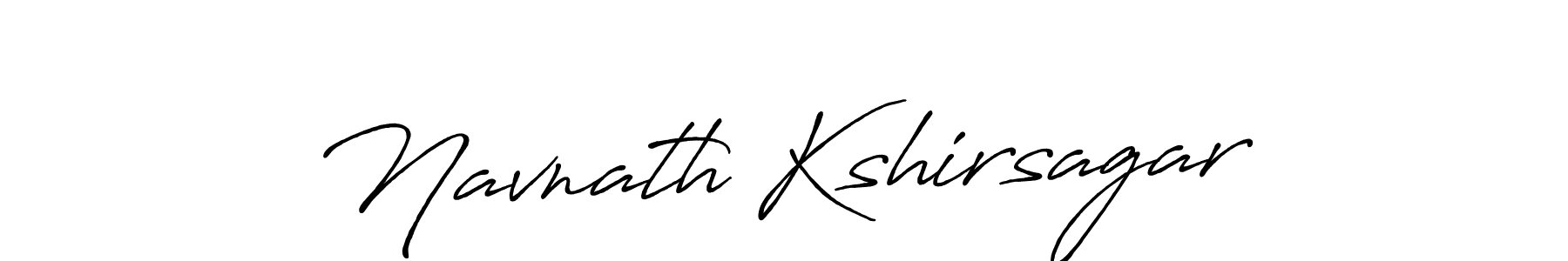 Design your own signature with our free online signature maker. With this signature software, you can create a handwritten (Antro_Vectra_Bolder) signature for name Navnath Kshirsagar. Navnath Kshirsagar signature style 7 images and pictures png