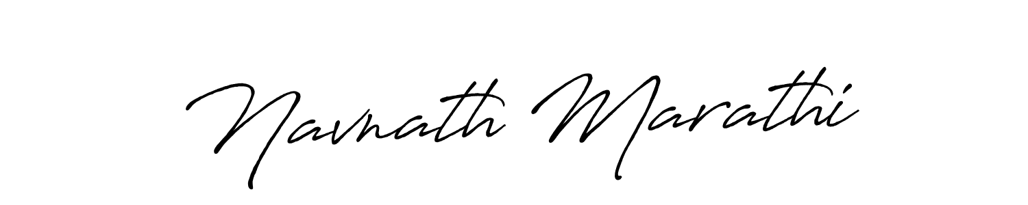 Design your own signature with our free online signature maker. With this signature software, you can create a handwritten (Antro_Vectra_Bolder) signature for name Navnath Marathi. Navnath Marathi signature style 7 images and pictures png