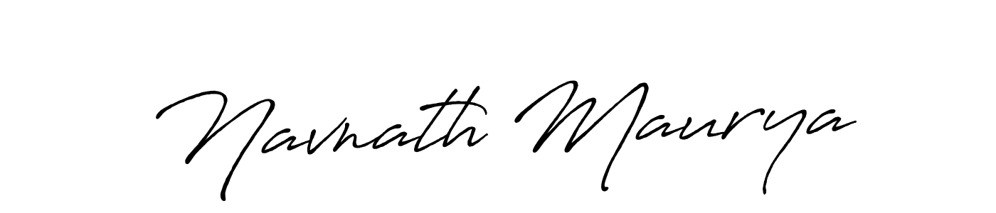 Navnath Maurya stylish signature style. Best Handwritten Sign (Antro_Vectra_Bolder) for my name. Handwritten Signature Collection Ideas for my name Navnath Maurya. Navnath Maurya signature style 7 images and pictures png