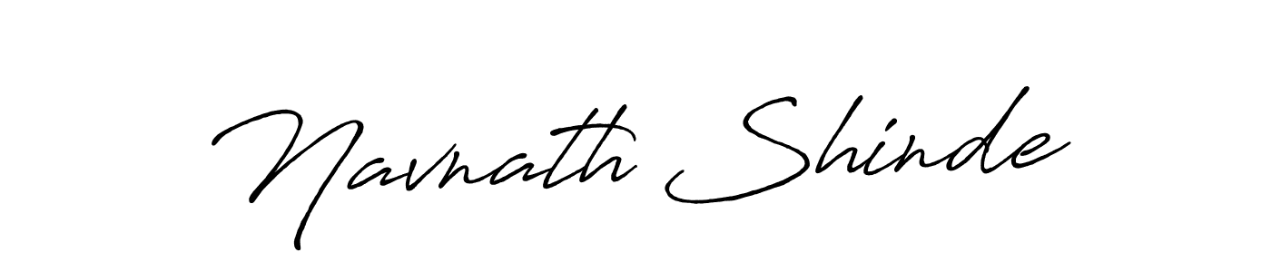 Use a signature maker to create a handwritten signature online. With this signature software, you can design (Antro_Vectra_Bolder) your own signature for name Navnath Shinde. Navnath Shinde signature style 7 images and pictures png