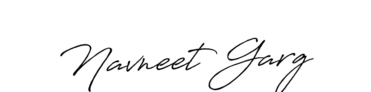 Create a beautiful signature design for name Navneet Garg. With this signature (Antro_Vectra_Bolder) fonts, you can make a handwritten signature for free. Navneet Garg signature style 7 images and pictures png