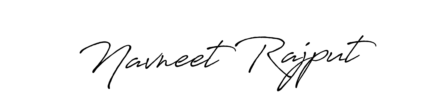 Make a beautiful signature design for name Navneet Rajput. With this signature (Antro_Vectra_Bolder) style, you can create a handwritten signature for free. Navneet Rajput signature style 7 images and pictures png