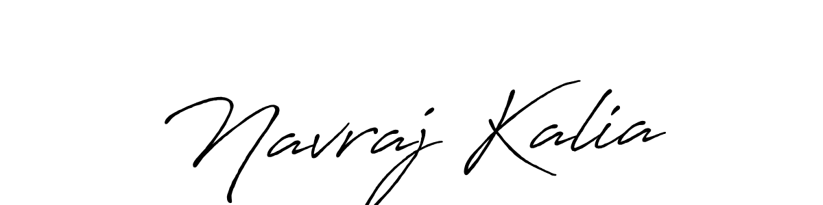 Create a beautiful signature design for name Navraj Kalia. With this signature (Antro_Vectra_Bolder) fonts, you can make a handwritten signature for free. Navraj Kalia signature style 7 images and pictures png