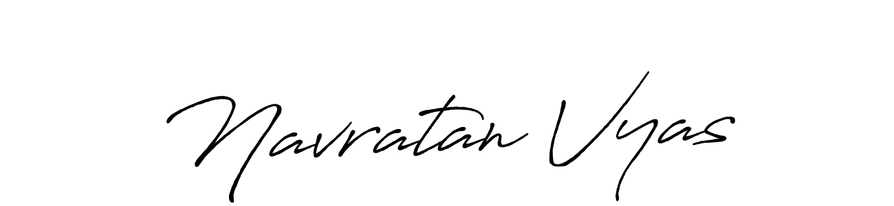 Navratan Vyas stylish signature style. Best Handwritten Sign (Antro_Vectra_Bolder) for my name. Handwritten Signature Collection Ideas for my name Navratan Vyas. Navratan Vyas signature style 7 images and pictures png