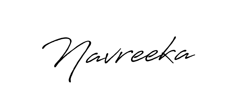 Design your own signature with our free online signature maker. With this signature software, you can create a handwritten (Antro_Vectra_Bolder) signature for name Navreeka. Navreeka signature style 7 images and pictures png