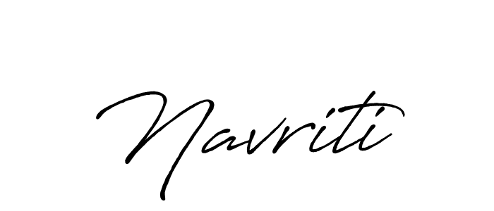 Also You can easily find your signature by using the search form. We will create Navriti name handwritten signature images for you free of cost using Antro_Vectra_Bolder sign style. Navriti signature style 7 images and pictures png