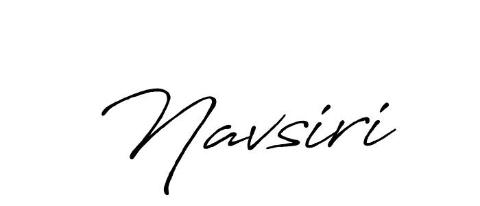 Use a signature maker to create a handwritten signature online. With this signature software, you can design (Antro_Vectra_Bolder) your own signature for name Navsiri. Navsiri signature style 7 images and pictures png