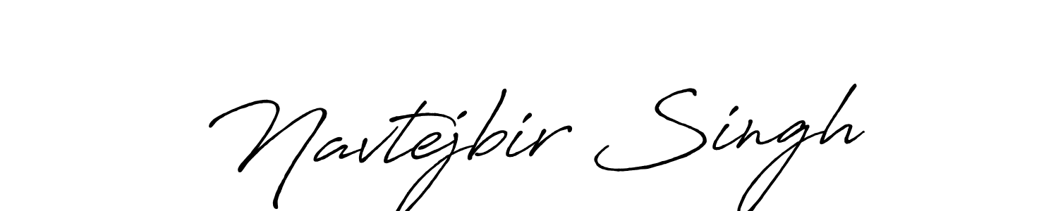 Make a beautiful signature design for name Navtejbir Singh. With this signature (Antro_Vectra_Bolder) style, you can create a handwritten signature for free. Navtejbir Singh signature style 7 images and pictures png