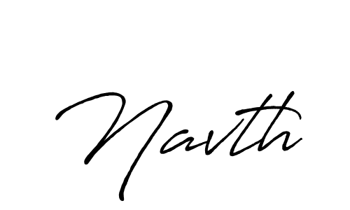 How to make Navth signature? Antro_Vectra_Bolder is a professional autograph style. Create handwritten signature for Navth name. Navth signature style 7 images and pictures png