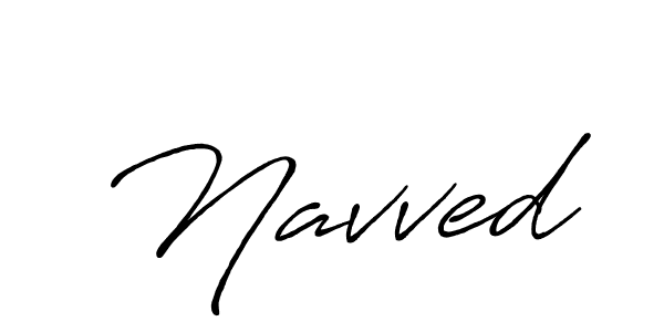 Also You can easily find your signature by using the search form. We will create Navved name handwritten signature images for you free of cost using Antro_Vectra_Bolder sign style. Navved signature style 7 images and pictures png