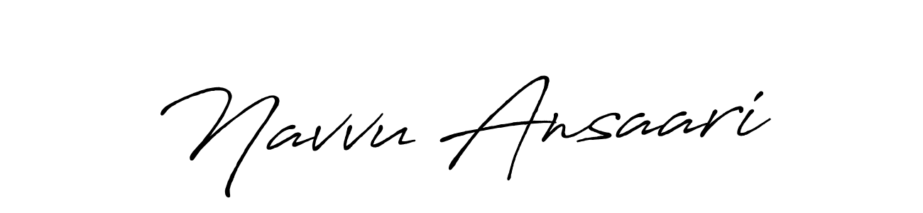 Here are the top 10 professional signature styles for the name Navvu Ansaari. These are the best autograph styles you can use for your name. Navvu Ansaari signature style 7 images and pictures png