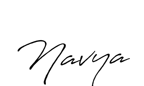 How to make Navya signature? Antro_Vectra_Bolder is a professional autograph style. Create handwritten signature for Navya name. Navya signature style 7 images and pictures png