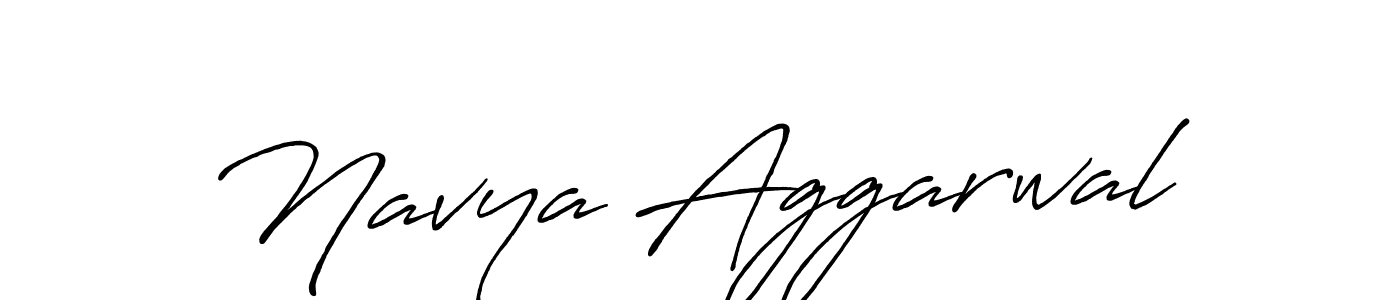 It looks lik you need a new signature style for name Navya Aggarwal. Design unique handwritten (Antro_Vectra_Bolder) signature with our free signature maker in just a few clicks. Navya Aggarwal signature style 7 images and pictures png