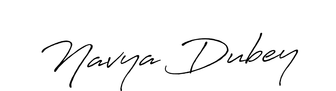 Antro_Vectra_Bolder is a professional signature style that is perfect for those who want to add a touch of class to their signature. It is also a great choice for those who want to make their signature more unique. Get Navya Dubey name to fancy signature for free. Navya Dubey signature style 7 images and pictures png