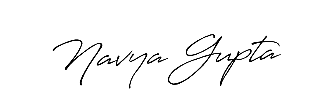The best way (Antro_Vectra_Bolder) to make a short signature is to pick only two or three words in your name. The name Navya Gupta include a total of six letters. For converting this name. Navya Gupta signature style 7 images and pictures png