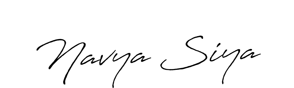 if you are searching for the best signature style for your name Navya Siya. so please give up your signature search. here we have designed multiple signature styles  using Antro_Vectra_Bolder. Navya Siya signature style 7 images and pictures png