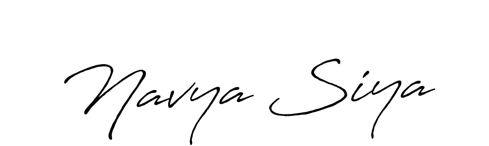 if you are searching for the best signature style for your name Navya Siya. so please give up your signature search. here we have designed multiple signature styles  using Antro_Vectra_Bolder. Navya Siya signature style 7 images and pictures png