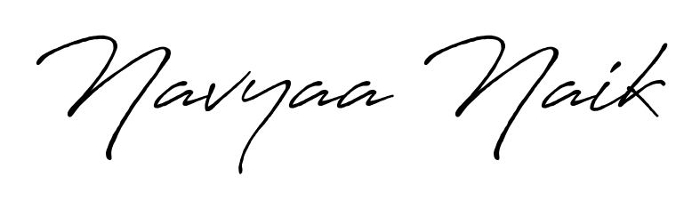 See photos of Navyaa Naik official signature. Check more albums & portfolios. Read reviews & check more about Antro_Vectra_Bolder font. Navyaa Naik signature style 7 images and pictures png