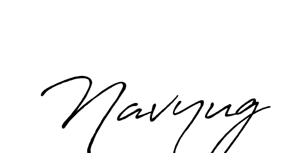 Use a signature maker to create a handwritten signature online. With this signature software, you can design (Antro_Vectra_Bolder) your own signature for name Navyug. Navyug signature style 7 images and pictures png