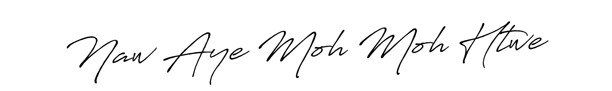 How to make Naw Aye Moh Moh Htwe name signature. Use Antro_Vectra_Bolder style for creating short signs online. This is the latest handwritten sign. Naw Aye Moh Moh Htwe signature style 7 images and pictures png