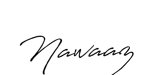 Also You can easily find your signature by using the search form. We will create Nawaaz name handwritten signature images for you free of cost using Antro_Vectra_Bolder sign style. Nawaaz signature style 7 images and pictures png