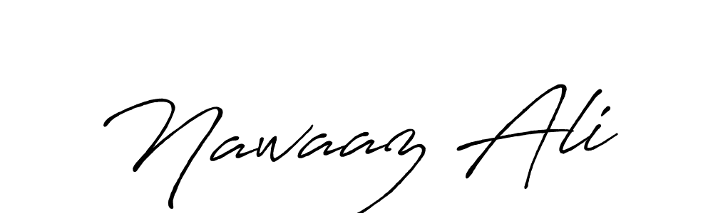 The best way (Antro_Vectra_Bolder) to make a short signature is to pick only two or three words in your name. The name Nawaaz Ali include a total of six letters. For converting this name. Nawaaz Ali signature style 7 images and pictures png